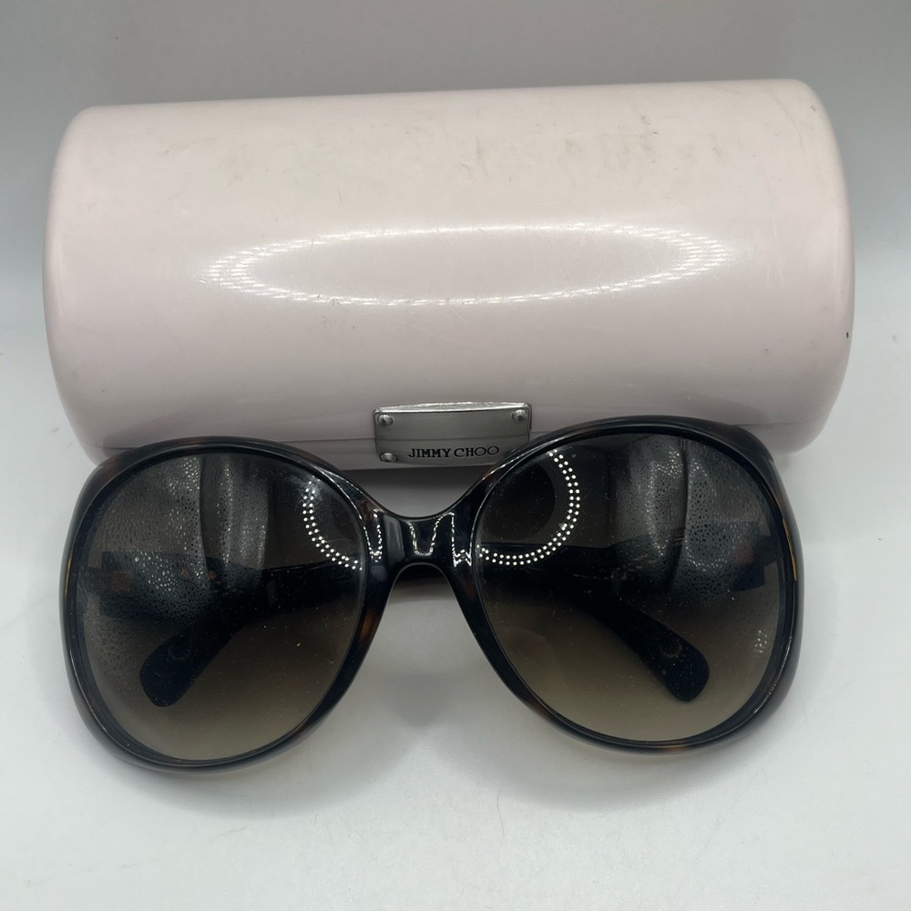 Authentic Jimmy Choo sunglasses with vintage case